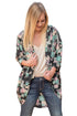 Sexy Light Blue Floral Kimono Cardigan Loose Cover up